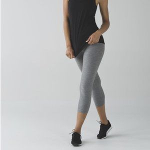 Lululemon Wunder Under Crop III Heathered Slate